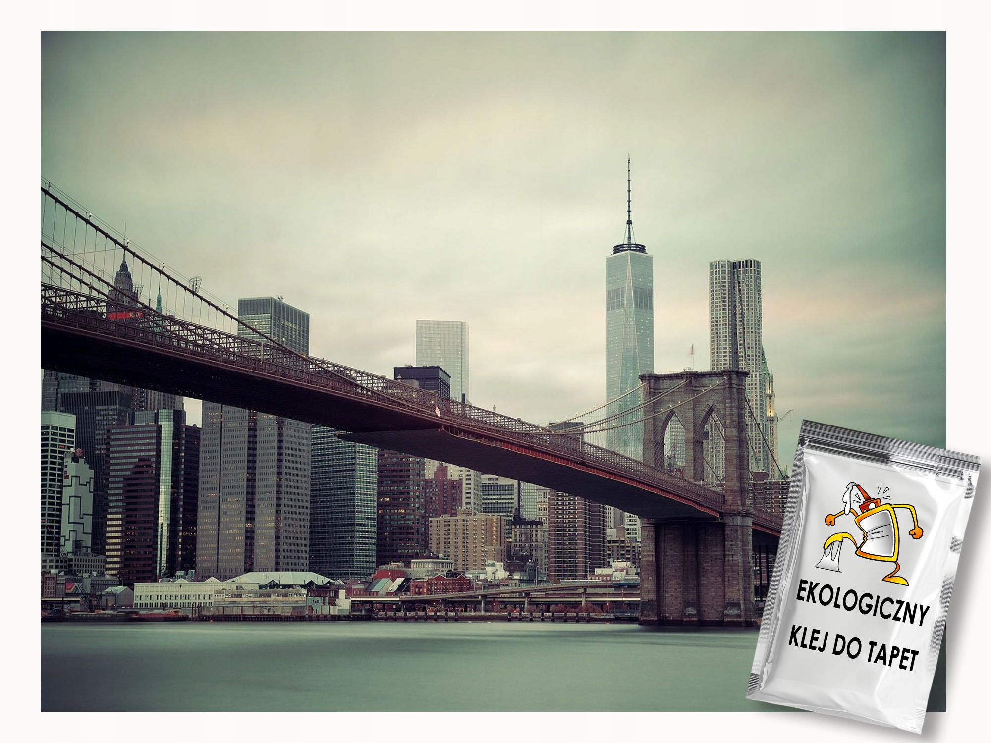 Vliesová fototapeta New York Brooklyn Bridge 250x175 cm (včetně lepidla)