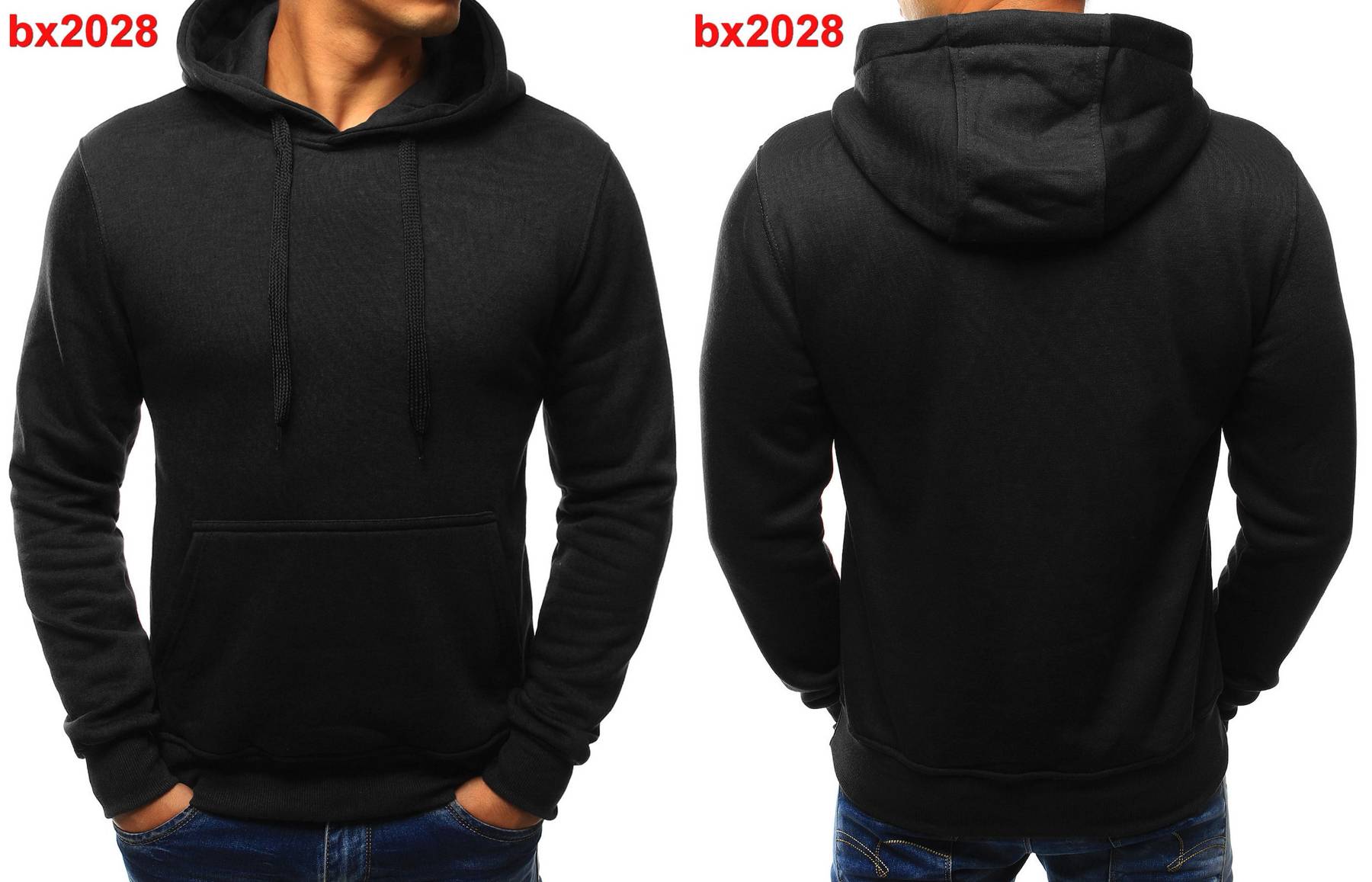BLUZA MĘSKA Z KAPTUREM MIX KOLORÓW ox122 - XL Rozmiar XL