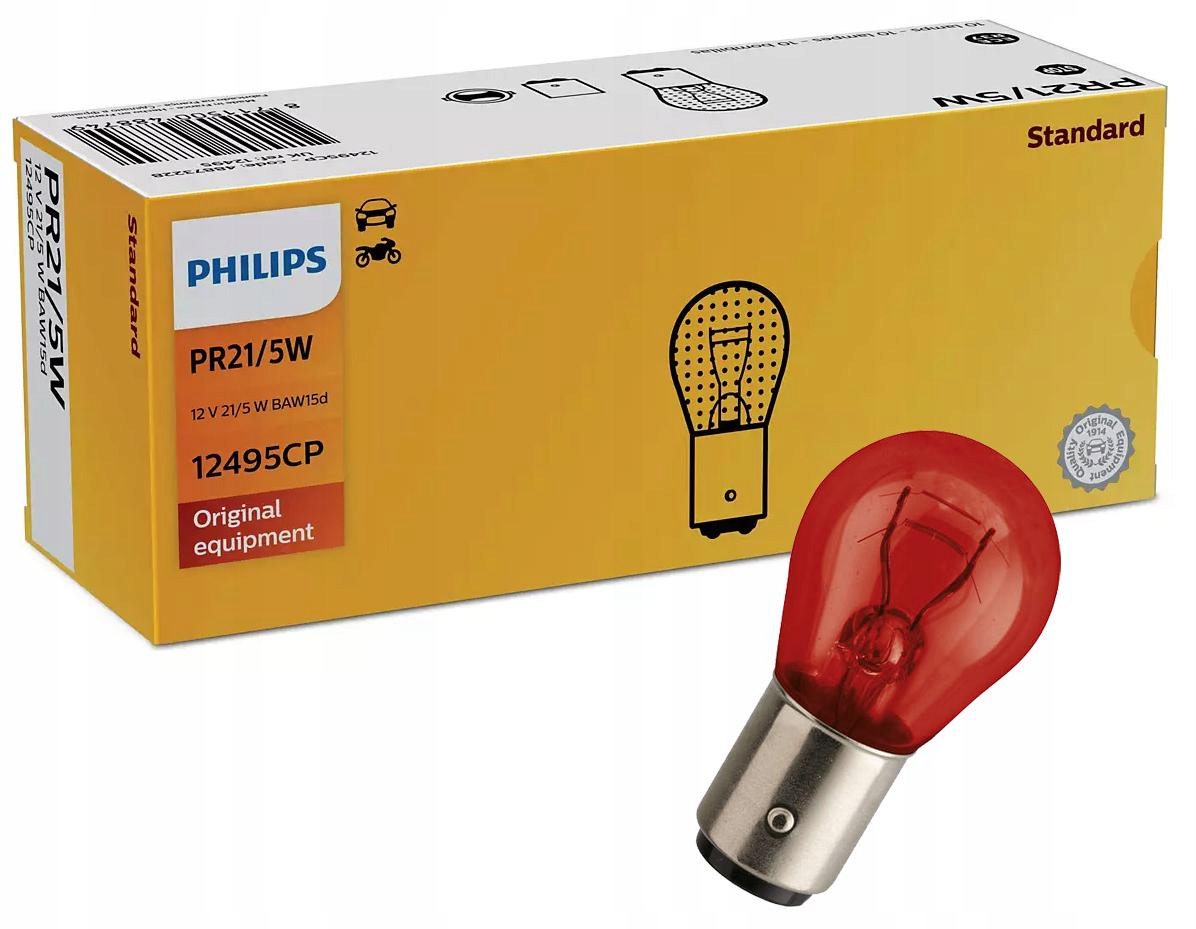PHILIPS - STANDARD - ŻARÓWKA PR21/5W 12V