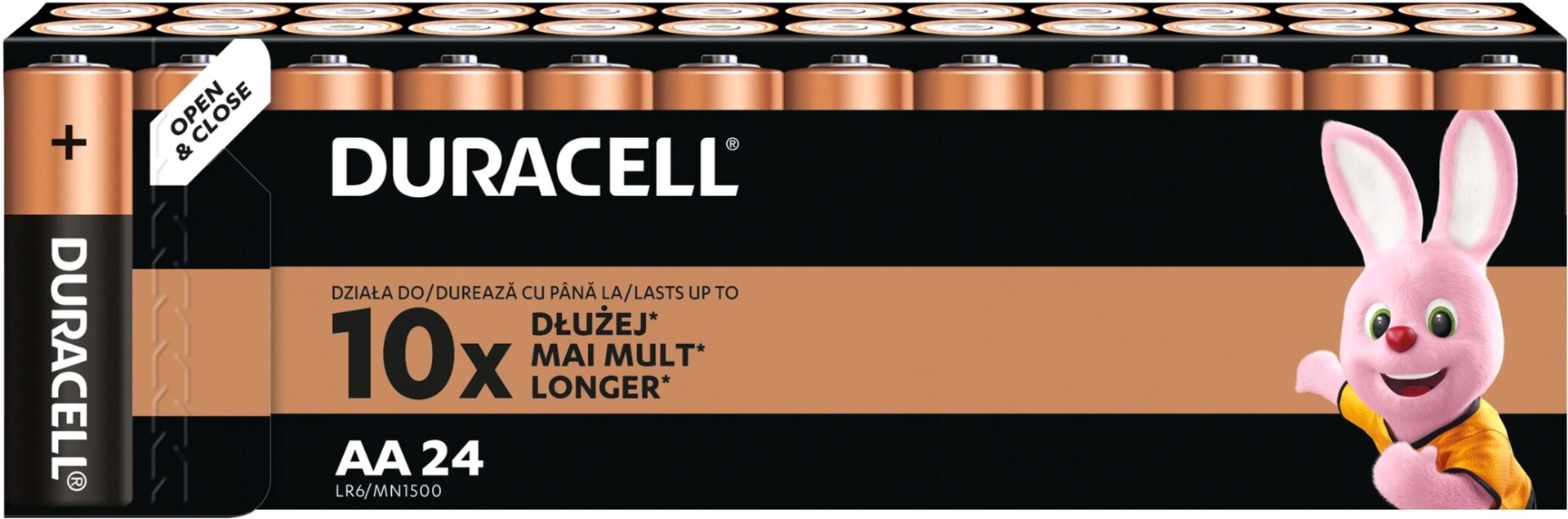 24x BATERIA DURACELL ALKALICZNA BASIC LR6 R6 AA Marka Duracell