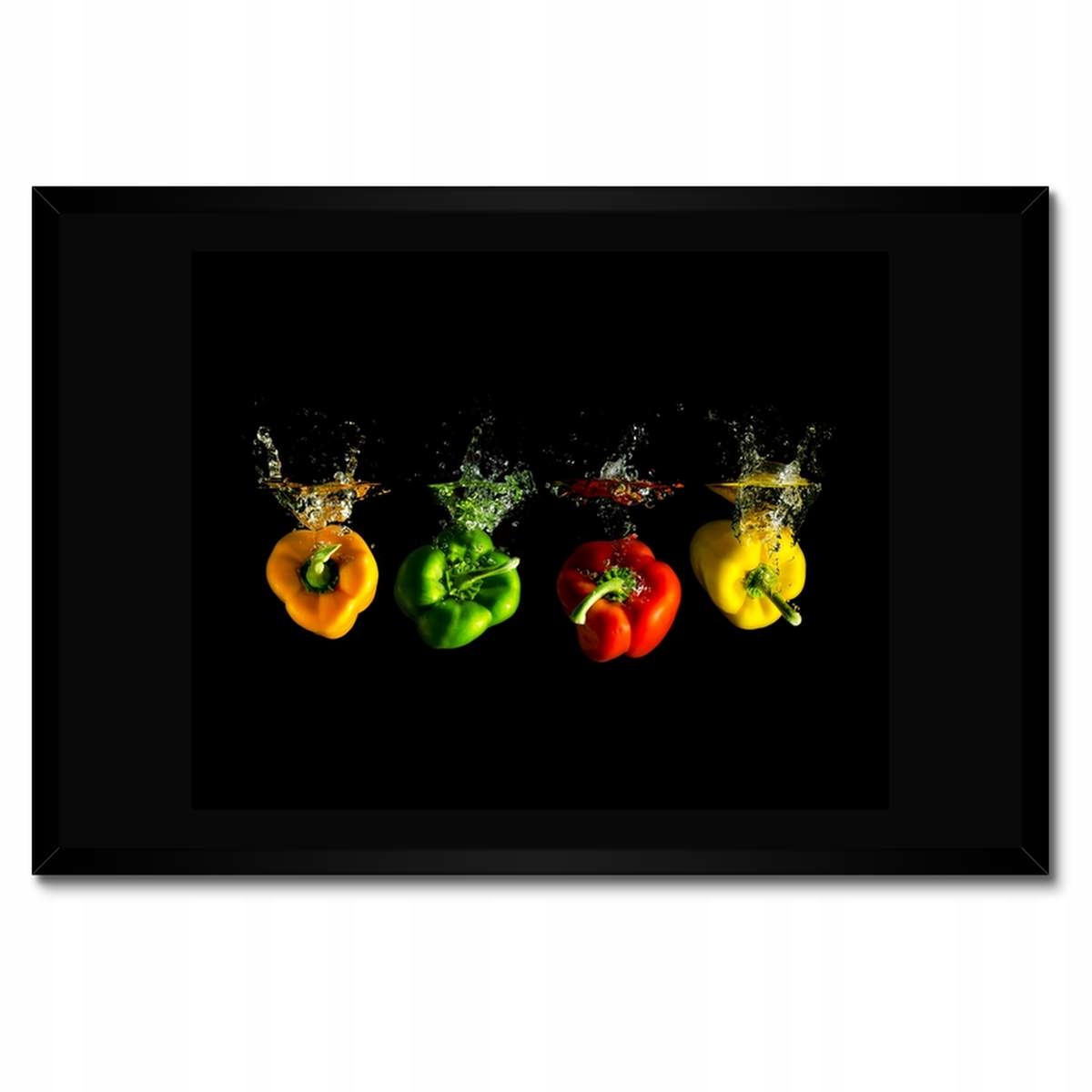 Plakáty v rámu 60x40 Paprika Papričky Voda
