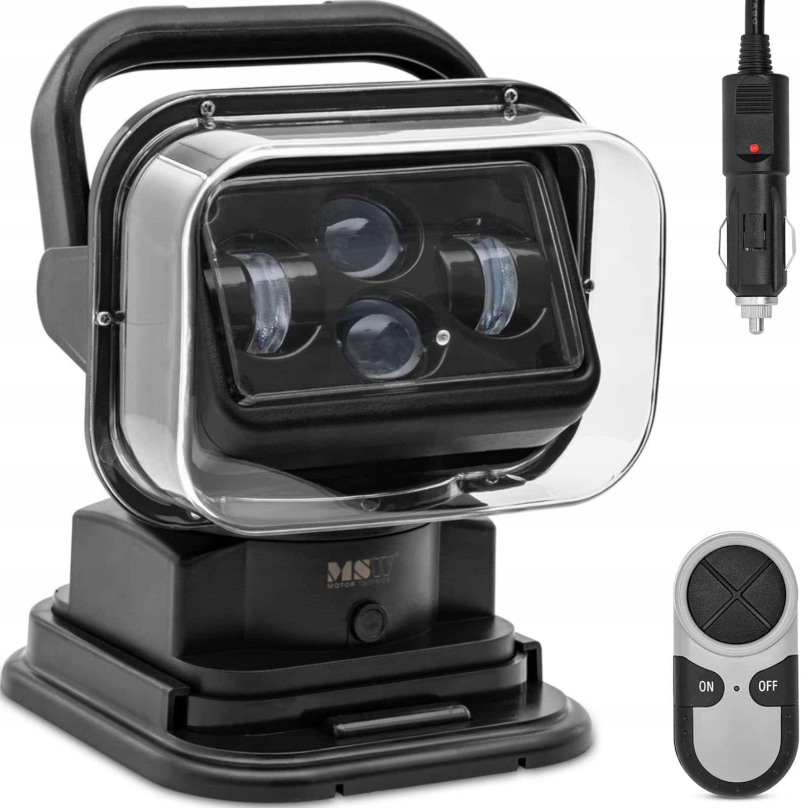 Magnetický Led reflektor s diaľkovým ovládaním 9-32 V 60 W