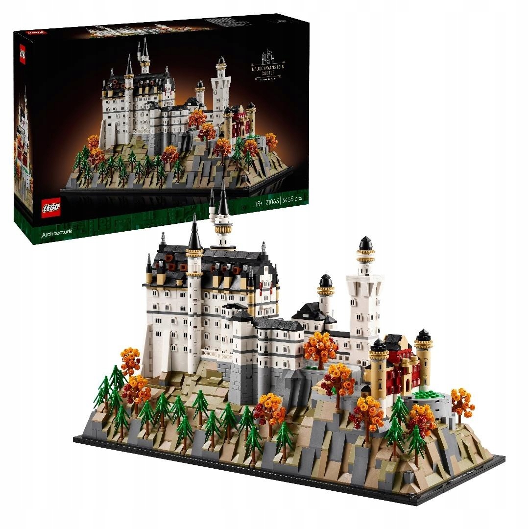 Lego(r) Architecture 21063 Zámek Neuschwanstein