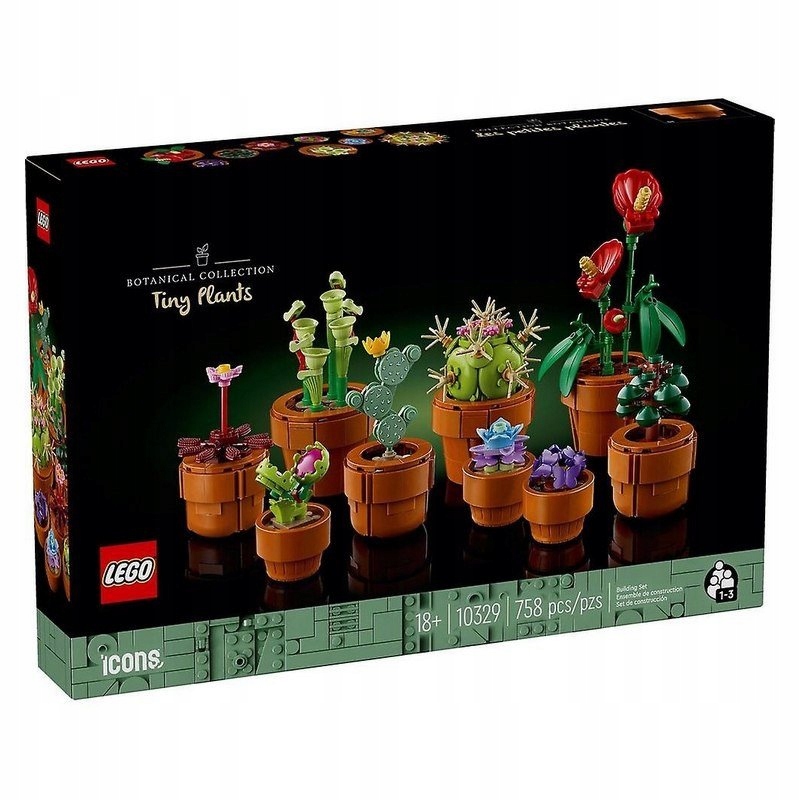 Lego Icons 10329 Miniaturní rostliny