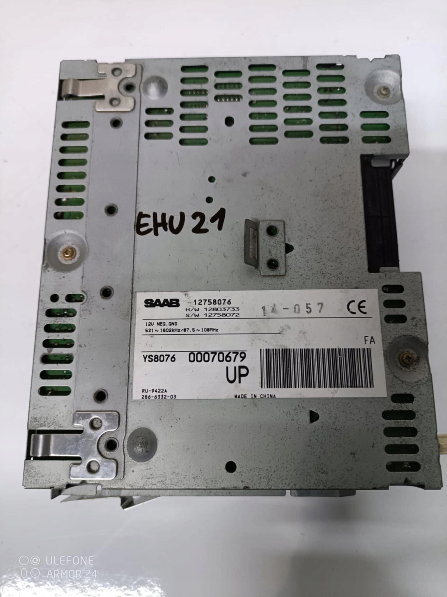 amplifier radia Saab OE 12758076 YS8076