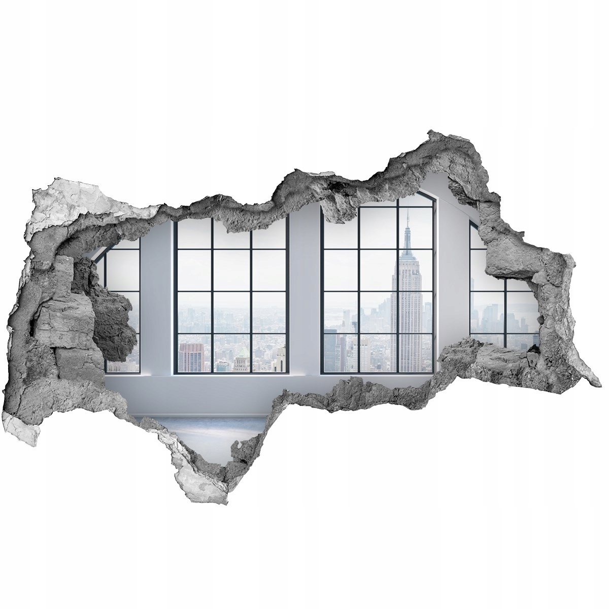 

Fototapeta dziura na ścianę Przestronne wnętrze