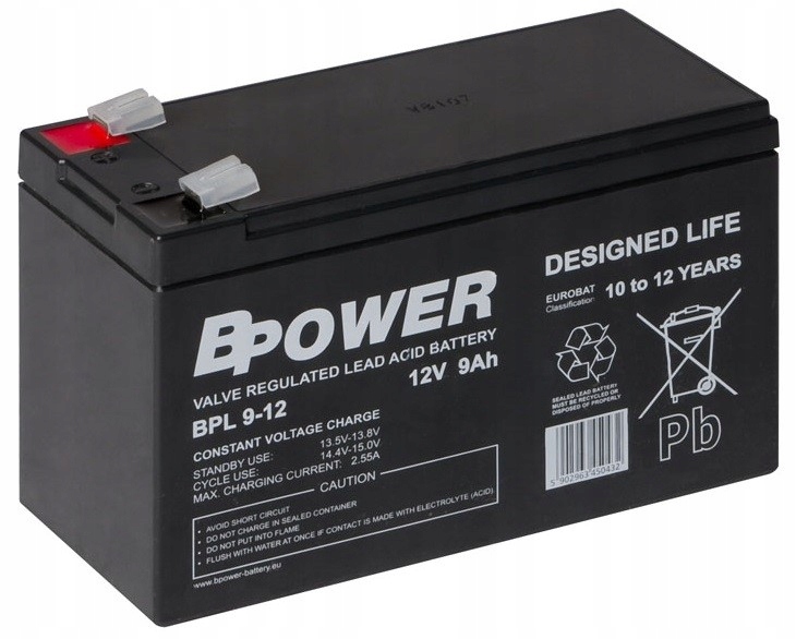 Bpower 12V 9AH Do Pracy W Ups Przemysł Zasilacz Awaryjny Serwer Szaf Rack