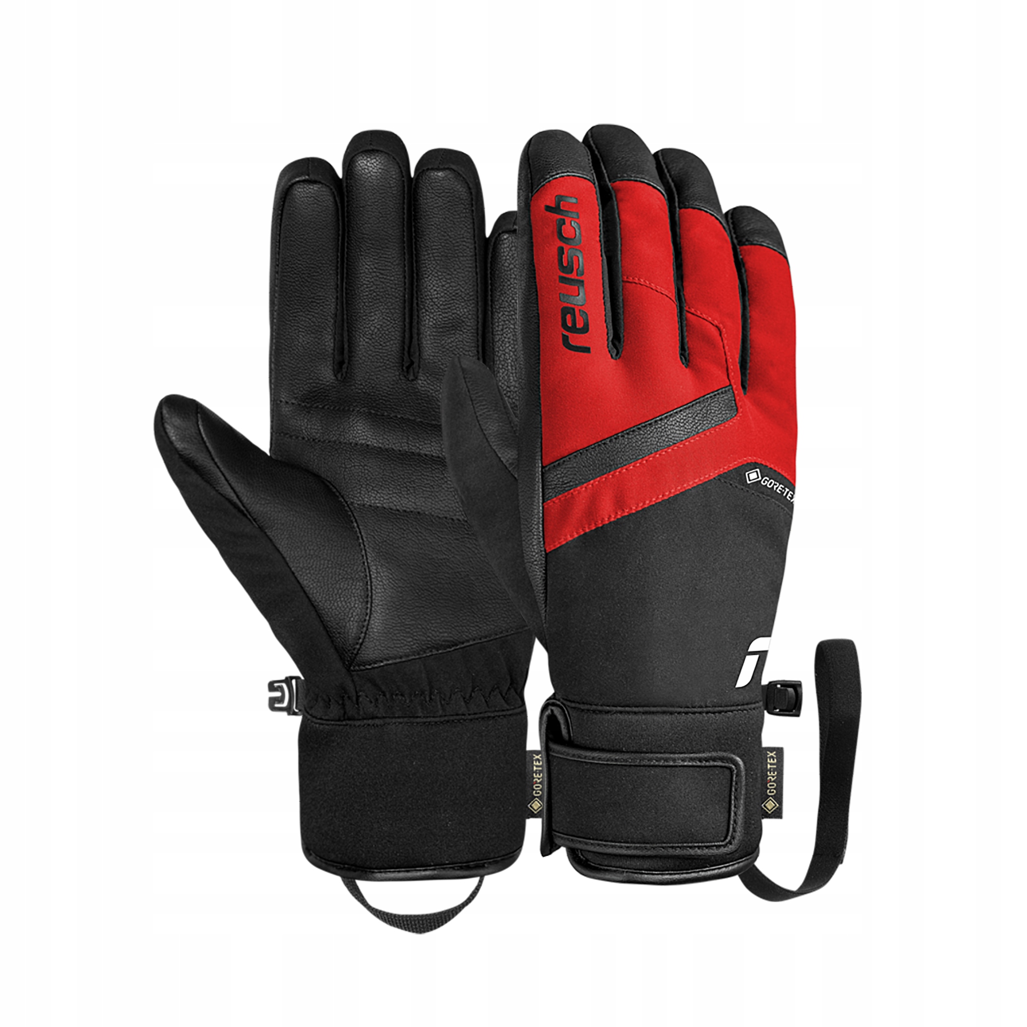 Rękawice zimowe Reusch Booster Gore-tex black/red 8