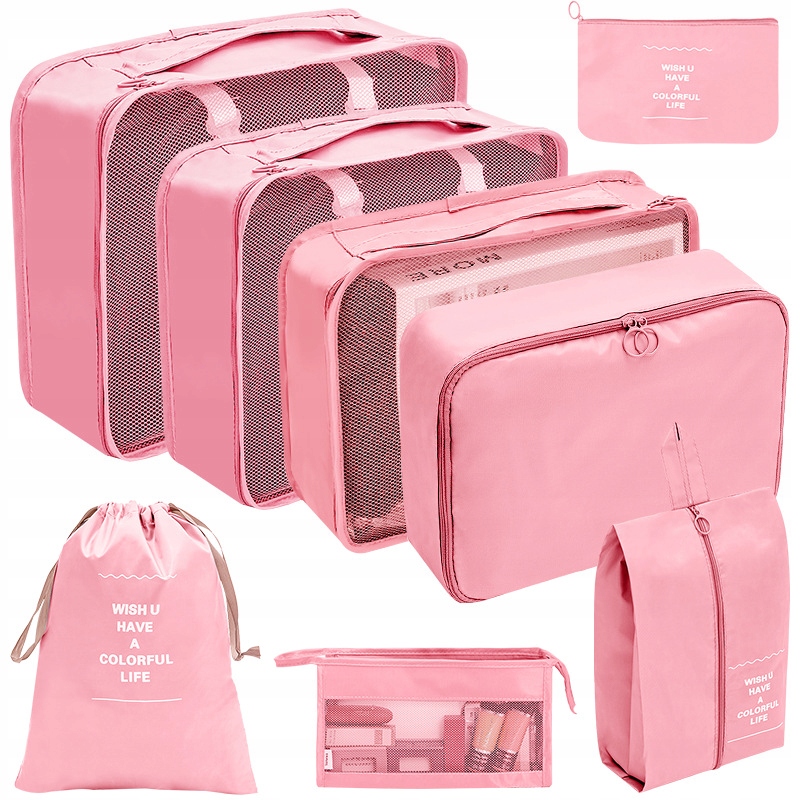 8Pcs set Capacity Luggage Storage Bags For