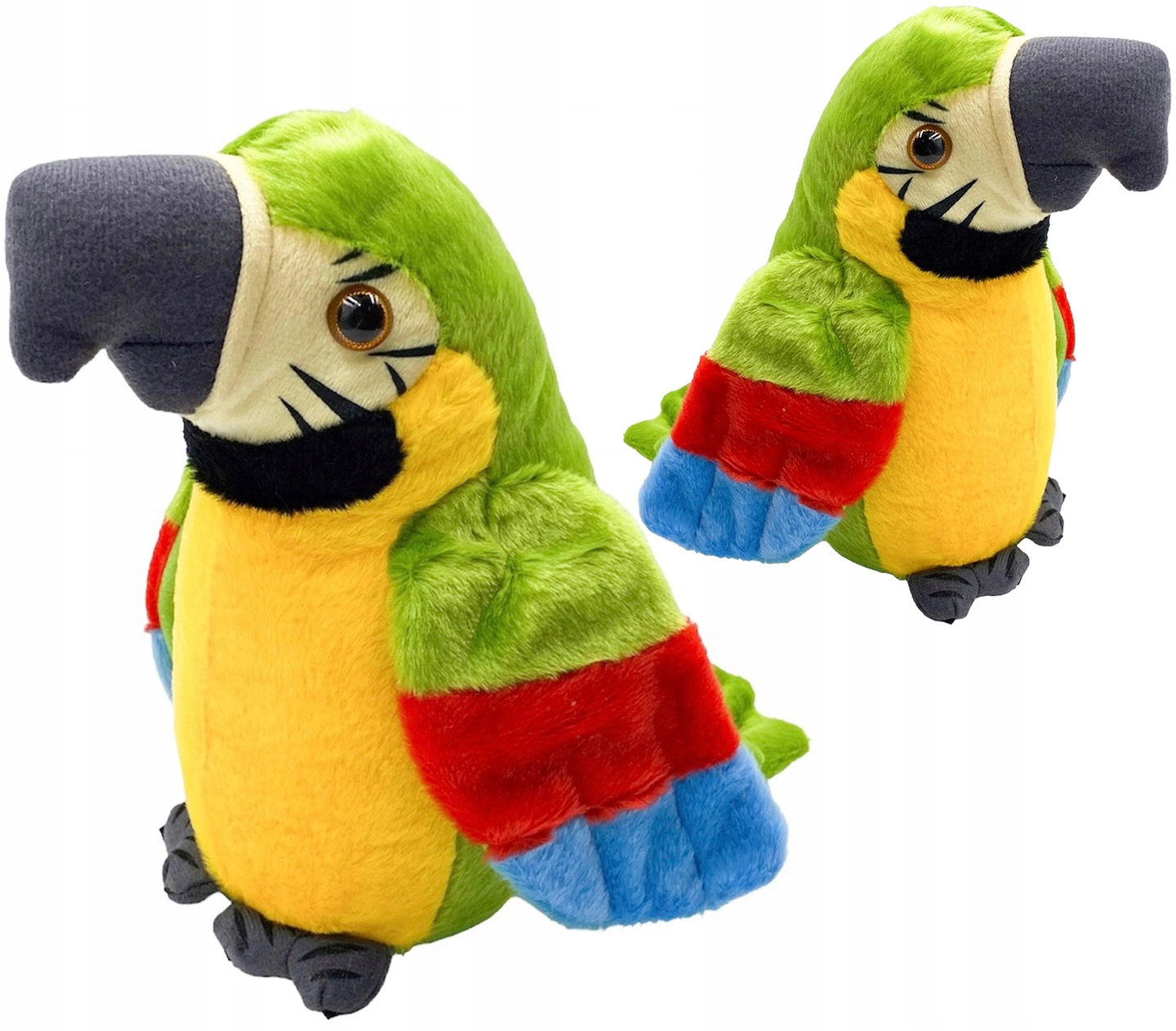 INTERAKTYWNA ZABAWKA GADAJĄCA PAPUGA POWTARZA SŁOWA Tańczy Przedrzeźniacz Płeć chłopcy dziewczynki unisex