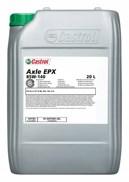 15DB25 OLEJ PRZEKŁADNIOWY CASTROL TRANSMAX AXLE