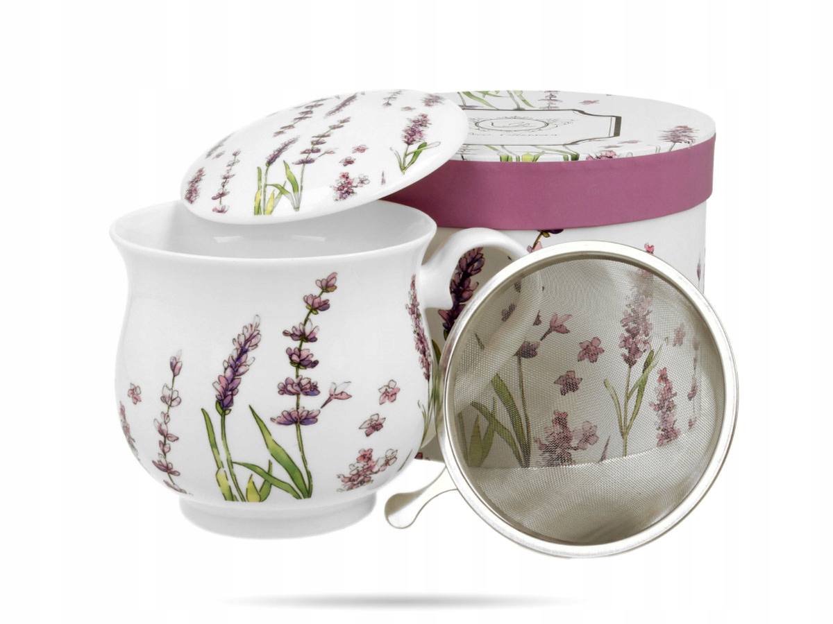 

Kubek Retro 530 ml z zaparzaczem Lavender Duo