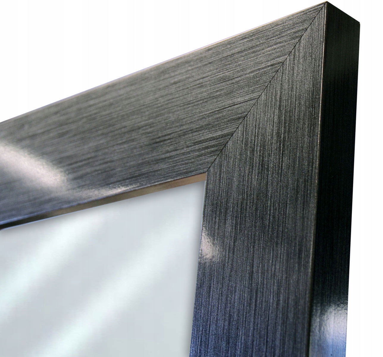 Zrcadlo v rámu 80x60 grafit lesk