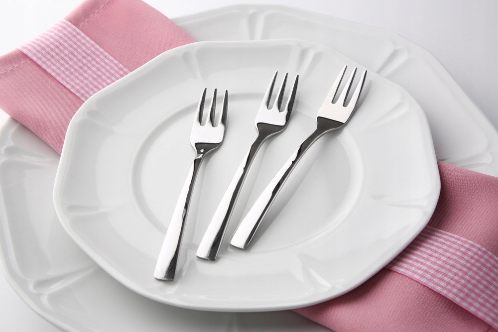 Widelczyki do ciasta komplet zestaw 6 szt stalowe Altom Design Future Marka Altom Design