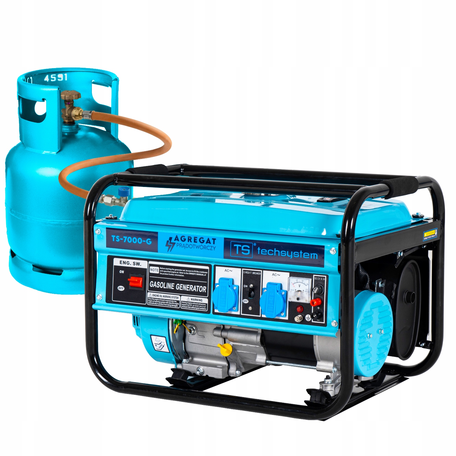 

Agregat Prądotwórczy 3KW 7KM Gaz Benzyna Lpg 230