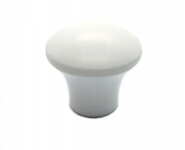 

Uchwyt Meblowy Gałka Wieszak Grzybek Drewno Biała