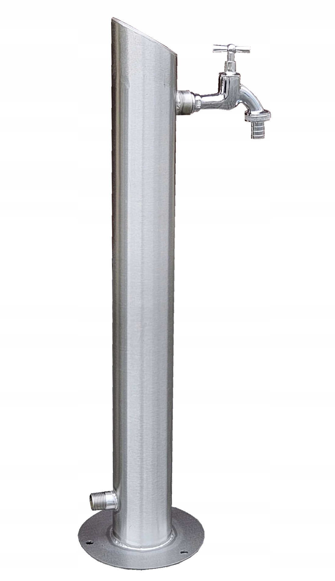 Kran ogrodowy kranik 1/2" słupek 65 cm hydrant z przyłączem bocznym 1/2"