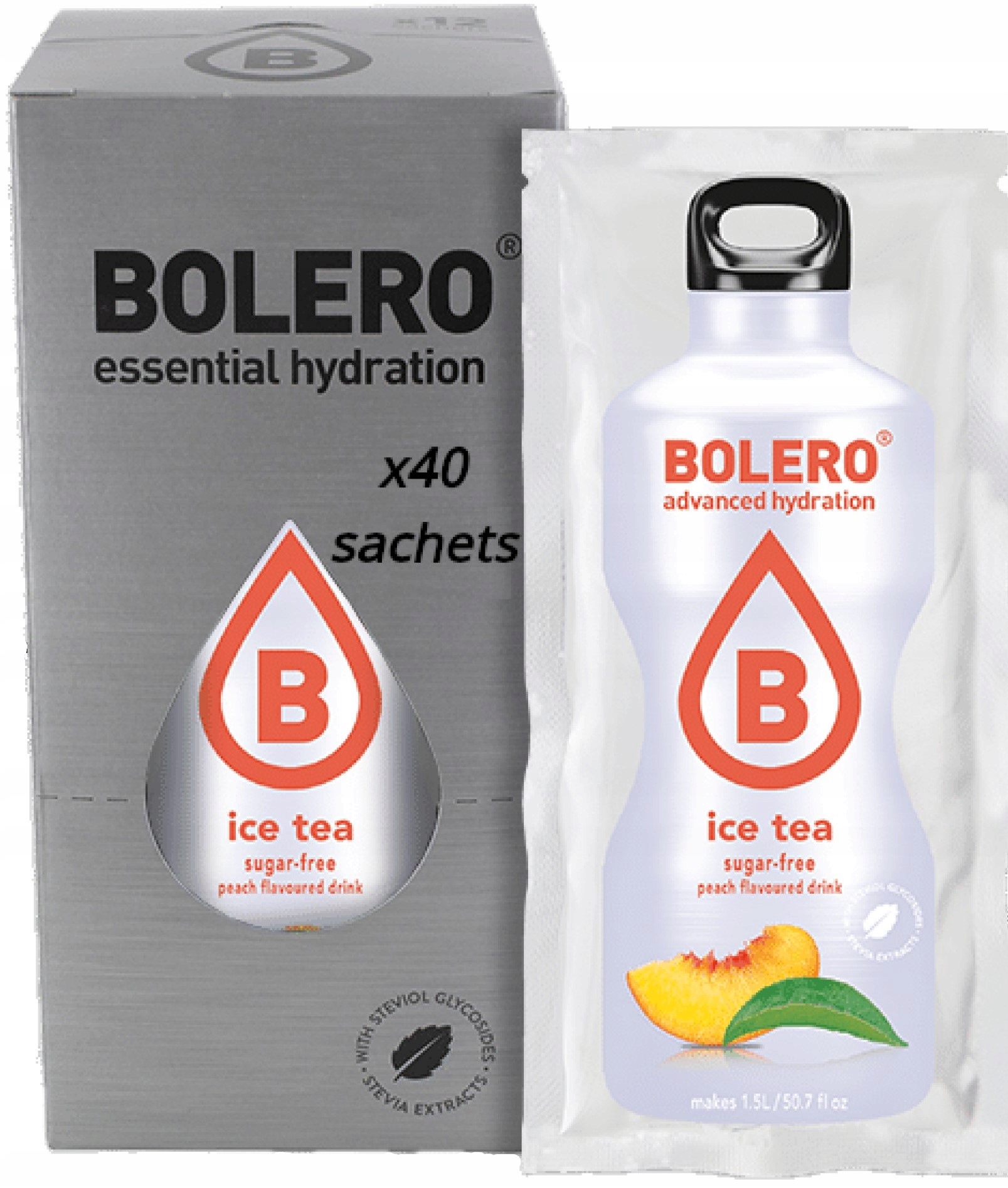 40x Bolero Drink ledový čaj broskev 9 g