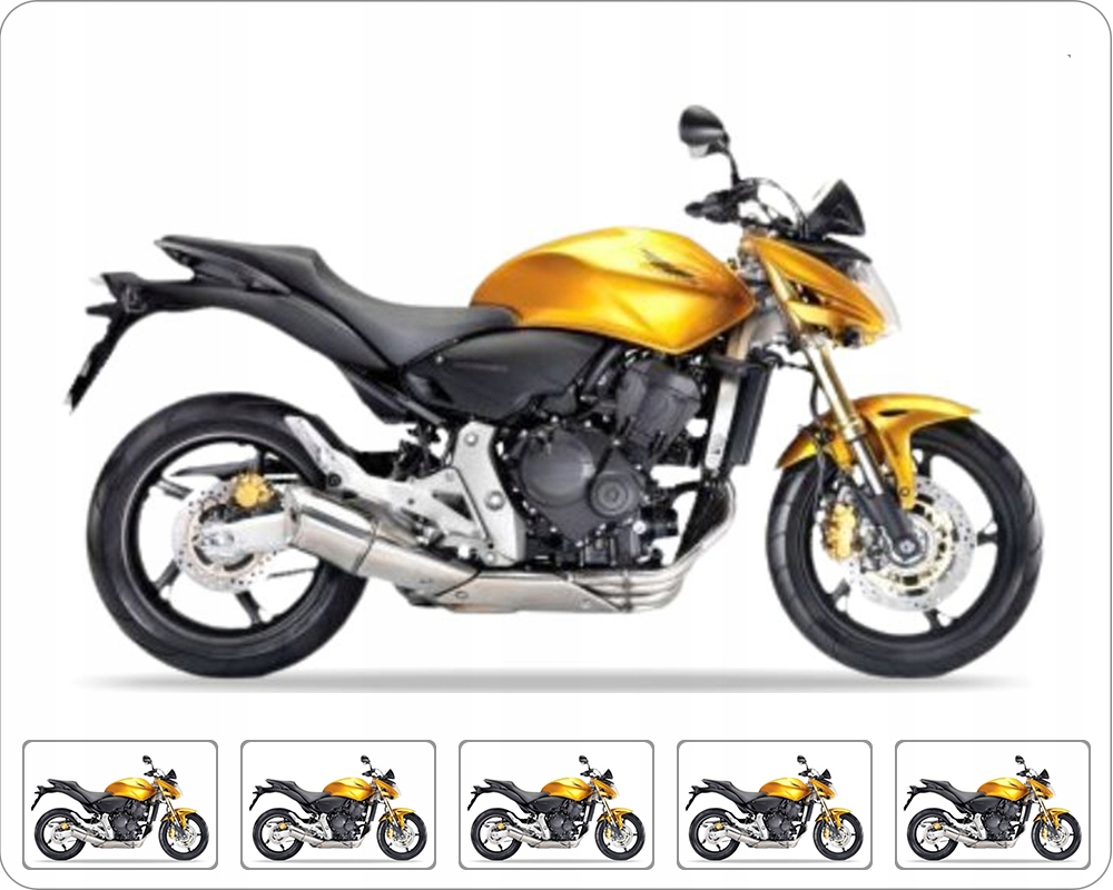 Samolepky Na Motocykl Juula Pro Honda Cb 600 F Hornet 2007-2008 Žluté Y200