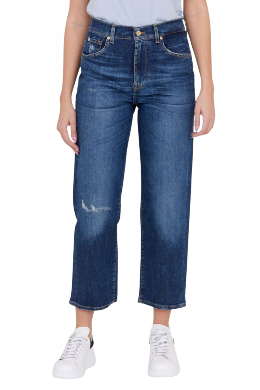 7 For All Mankind Tmavě modré džíny The Modern Straight Hero 26