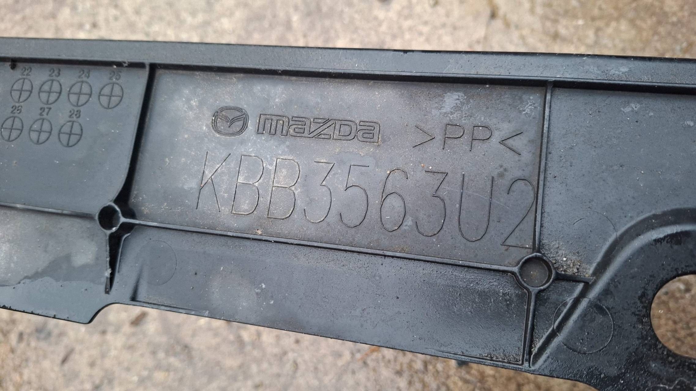 cover chassis rear rear part side left Mazda CX-60 KBB3563U2