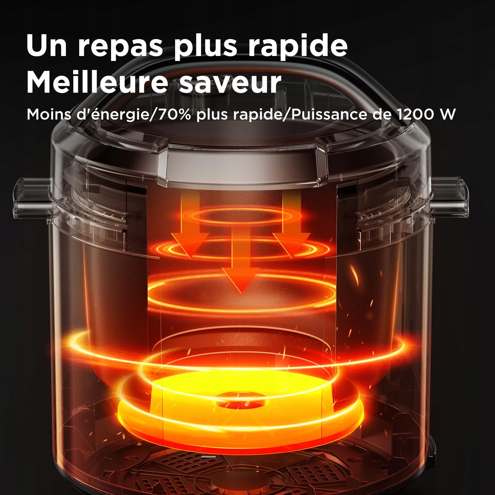 MIDEA Elektryczny Multicooker 9w1 12 Programów Jogurtownica Wolnowar 6L — miniatura 6