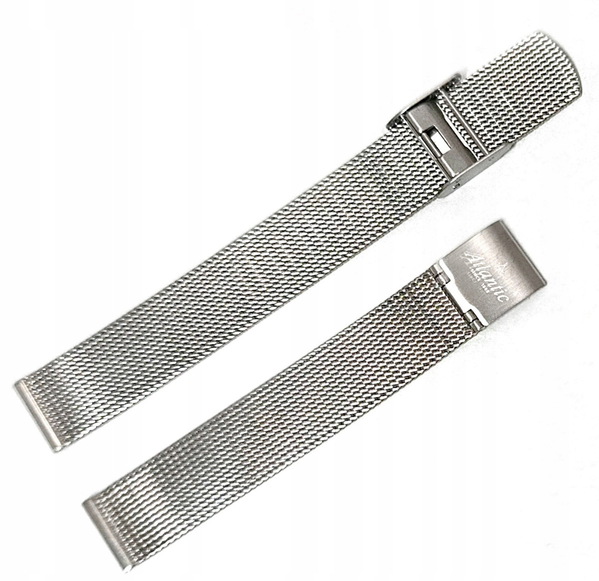 Stříbrný Síťovaný Náramek 14 mm Pro Dámské Hodinky Atlantic 29038