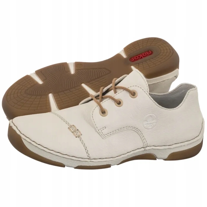 Dámské polobotky Rieker Bílé 55920-80 Bílá