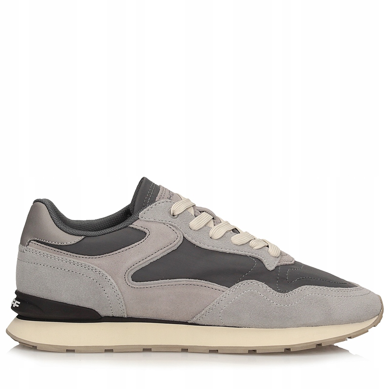 Šedé pánské polobotky Casual Hoff 12602402 Tenisky Kůže Semiš/Tkanina 43