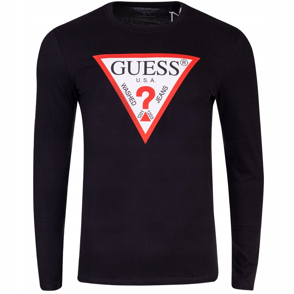 Guess Tričko S Dlouhým Rukávem Original, velikost M