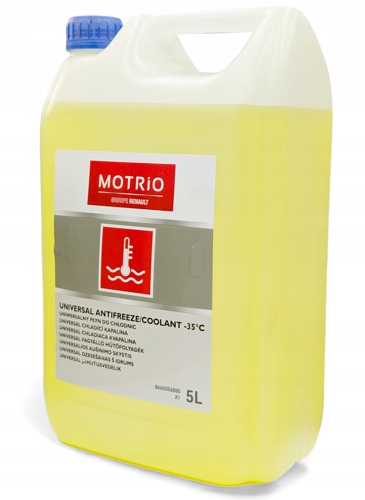 Nowy Płyn Chłodniczy Motrio Renault Żółty -35C 5L
