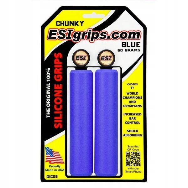 Chwyty Esi Grips Chunky niebieskie korki