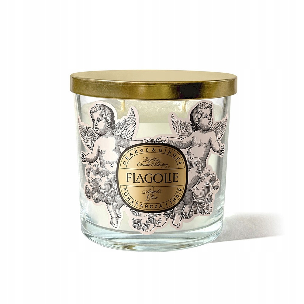 Sójová svíčka Pomeranč a Zázvor 360 g Angels Glow Flagolie