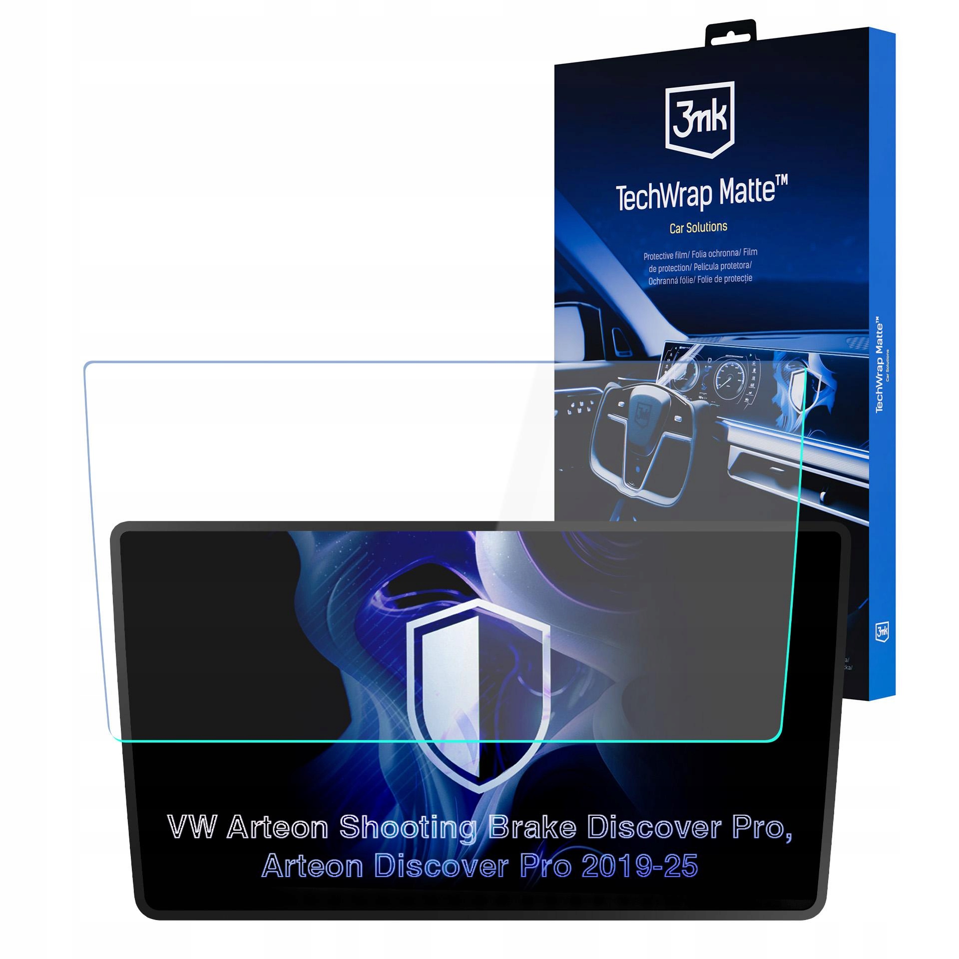 Matná Fólie fólie 3mk pro Vw Arteon Shooting Brake Discovery Pro 2019