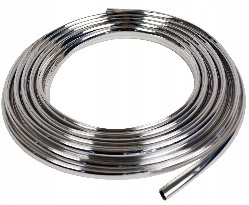 Listwa Chrom Rantowa Rantówka 6x8mm Połysk 7,5M