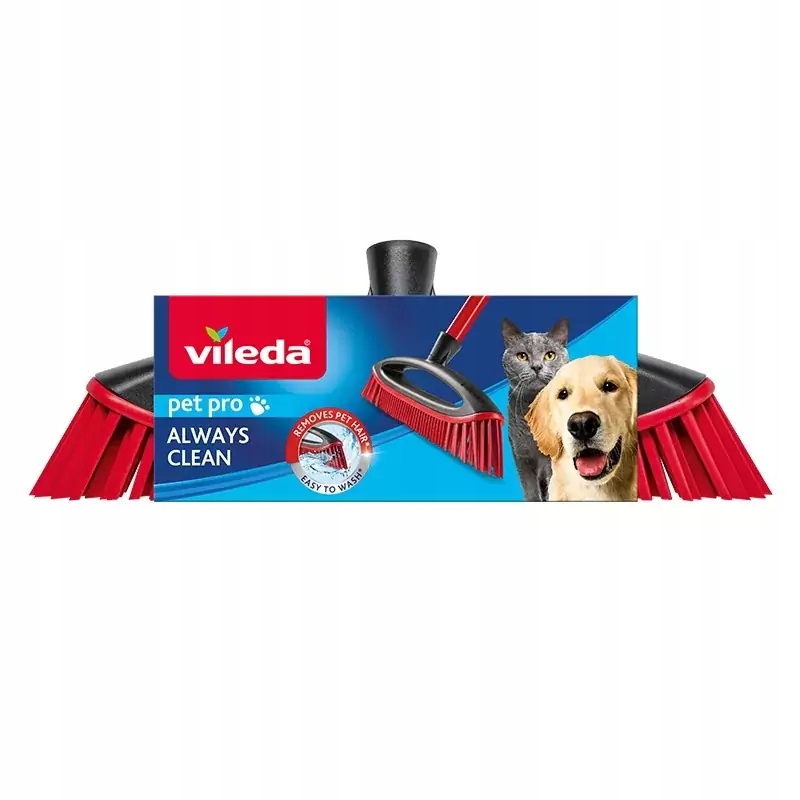 Vileda Pet Pro kartáč na zametání srsti a vlasů Always Clean
