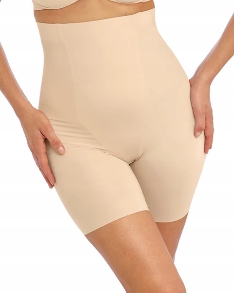 Ines Secret vysoké kraťasy modelující béžové