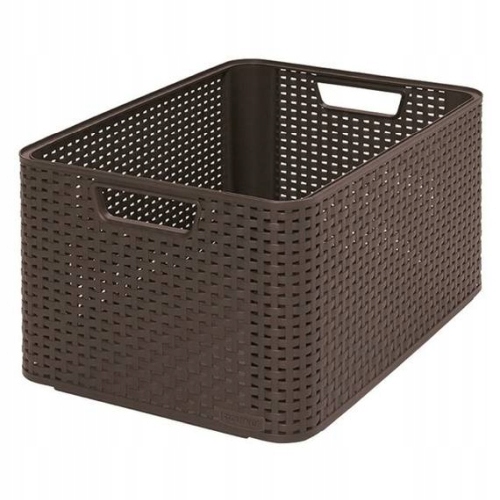 

Koszyk rattan 30L style L 43,6 cm brązowy 16002