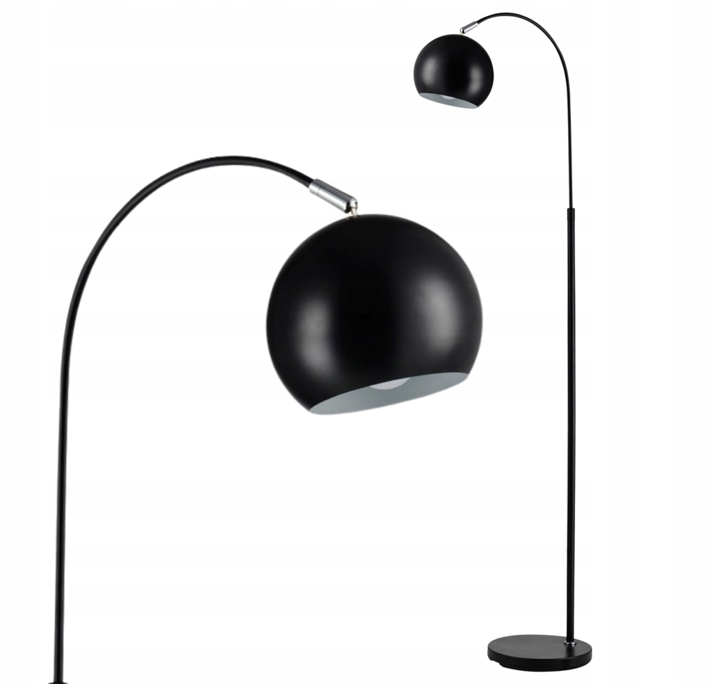 Lampa Podłogowa Stojąca Kule Ball Czarna