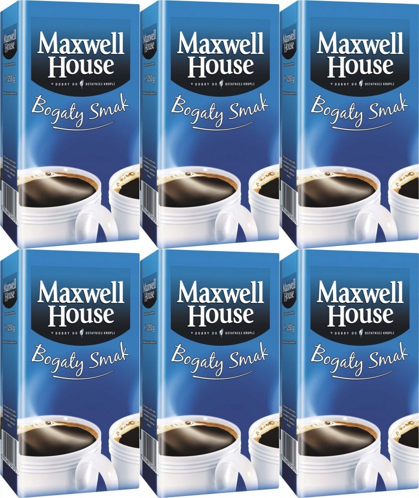 Kawa mielona Maxwell House, 250g x6