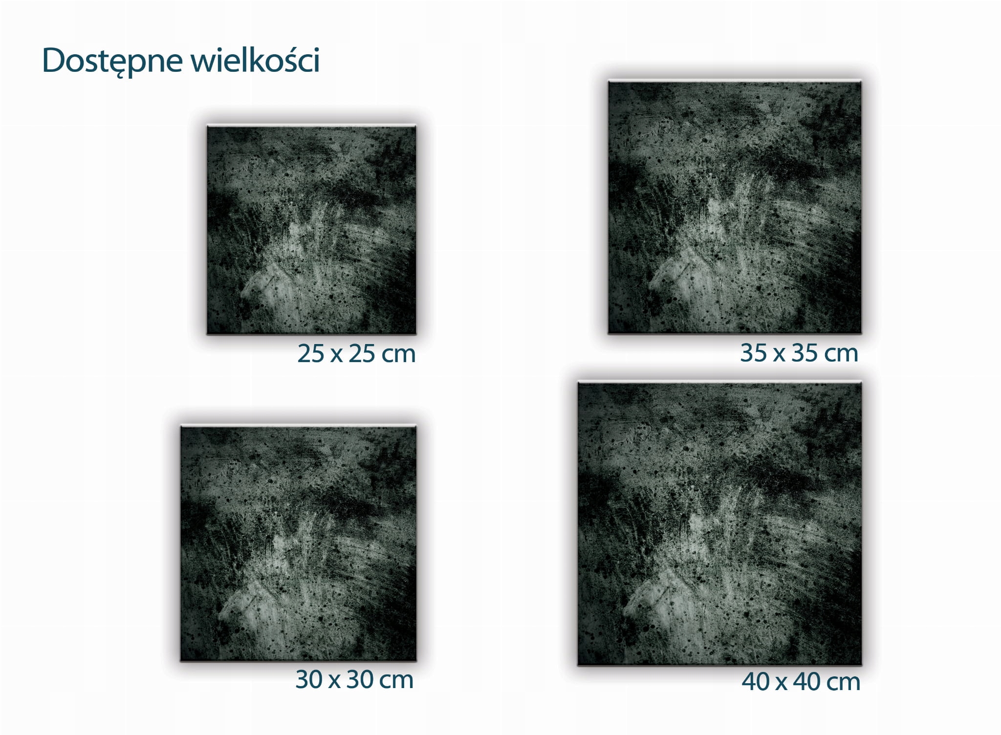 SZKLANA PODSTAWKA POD ZNICZE 40x40cm Beton 32h Motyw inny