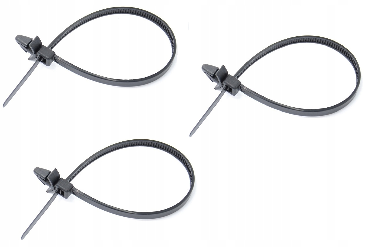 

3x Opaska Opaski Zaciskowa Kabla Z Kołkiem 5,2X205