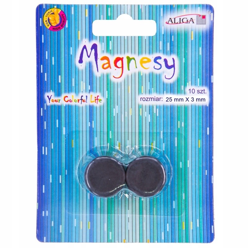 

Magnesy Aliga blister 10szt 25mm/3mm MAG-3508