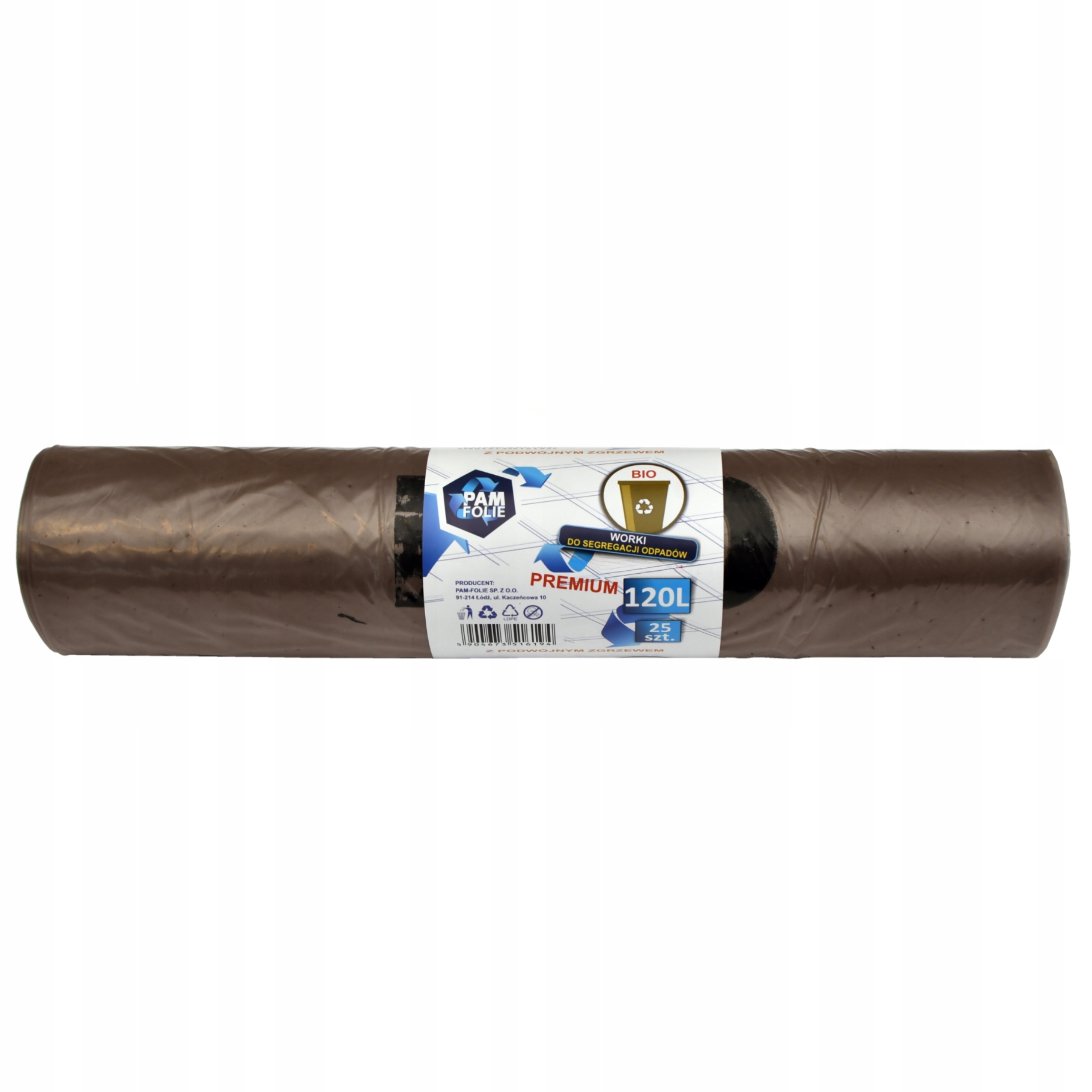 Worki na śmieci Biodegradowalne 120L mocne, grube