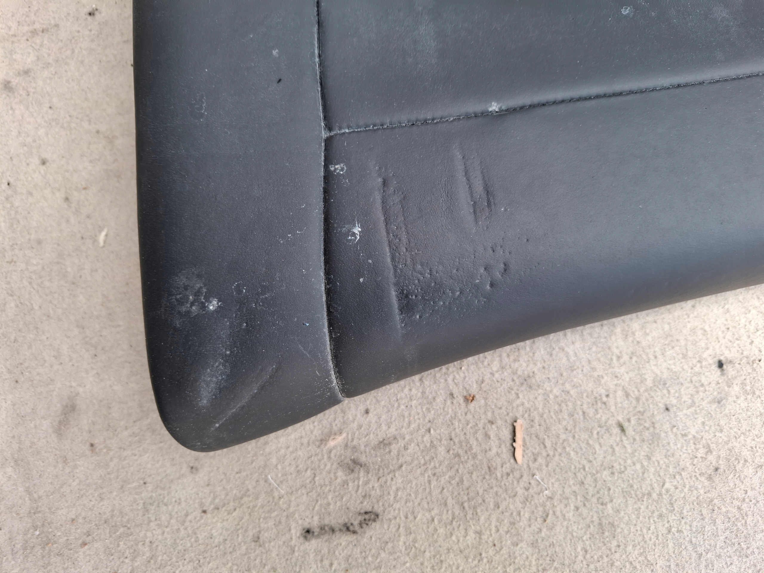 Sitz hinten PORSCHE 911 992 19R schwarze Leder
