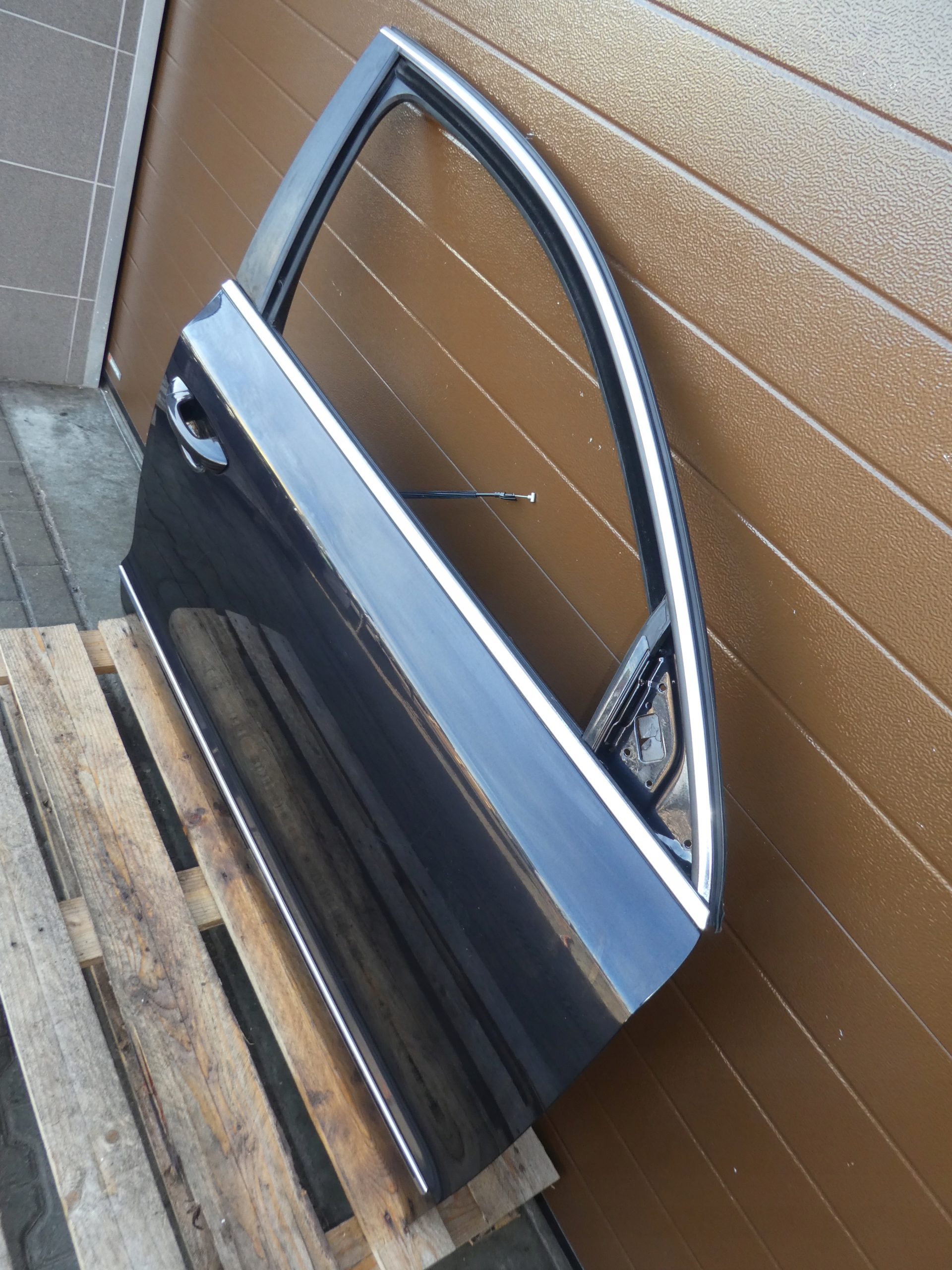 door right front black, SKODA SUPERB II