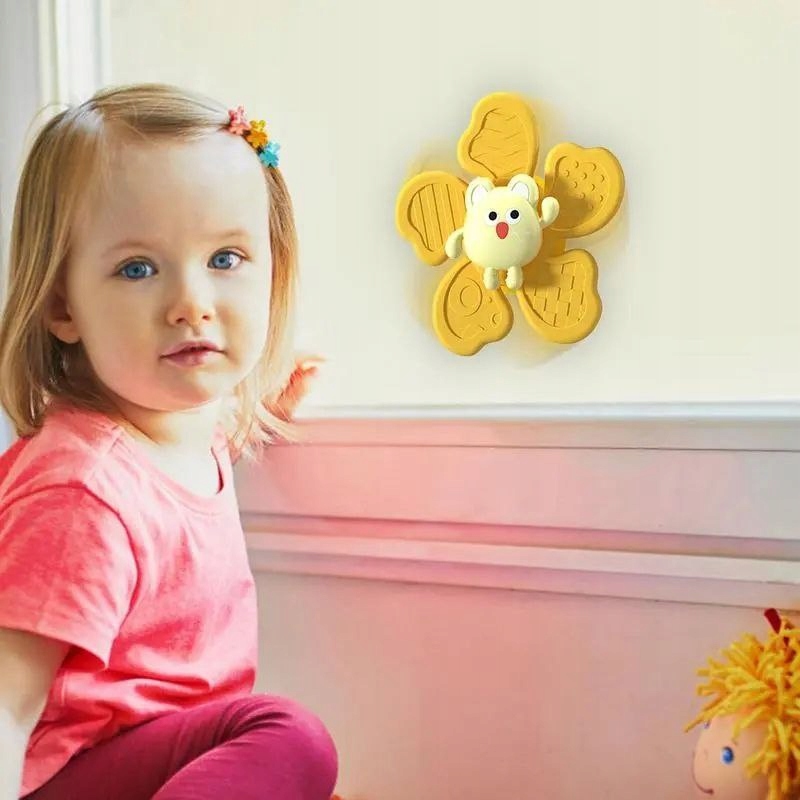 Zabawka Sensoryczna Spinner na Przyssawkę Zestaw 3 SZT Spiner Marka inna