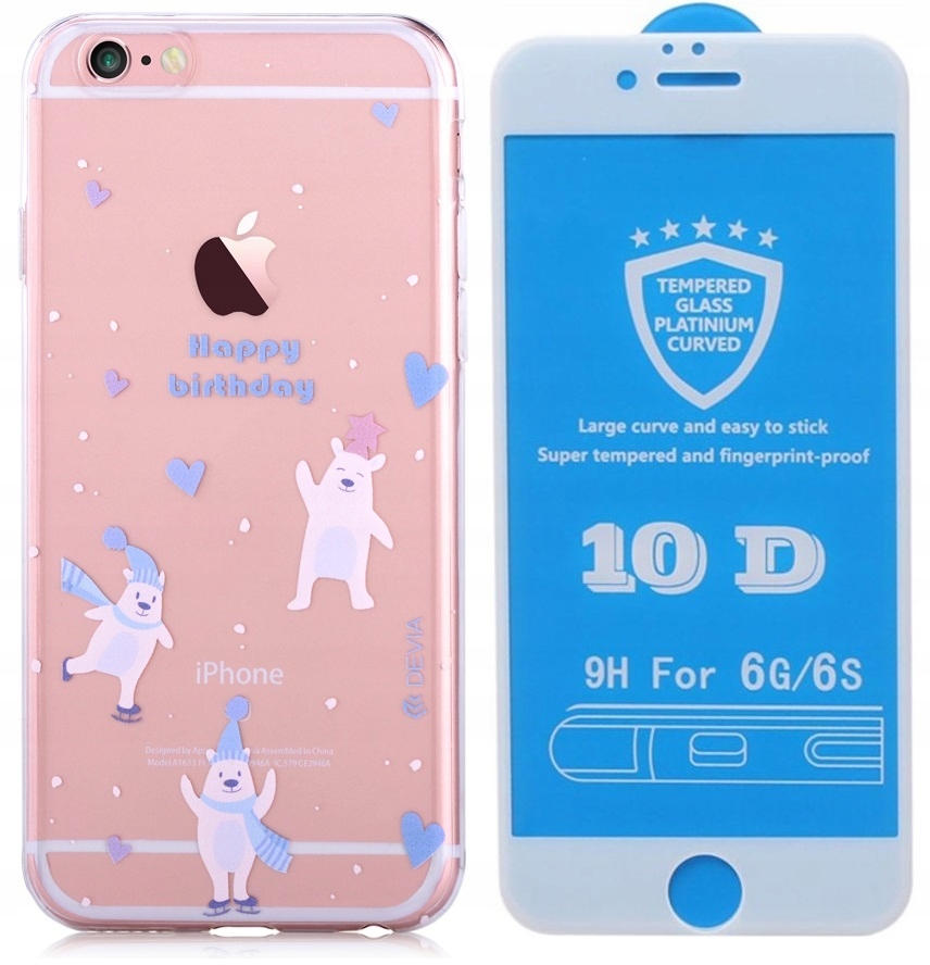 

Etui Pełne Szkło hartowane 10D do Iphone 6 6s