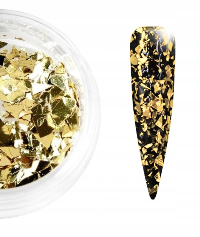 

Folia Efekt Tłuczonego Szkła Broken Mirror Gold