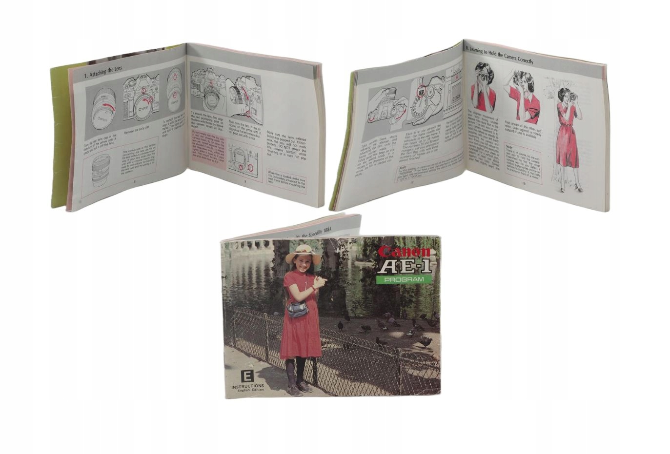 CANON AE-1 PROGRAM -fabryczna instrukcja -jęz.angielski #VIL